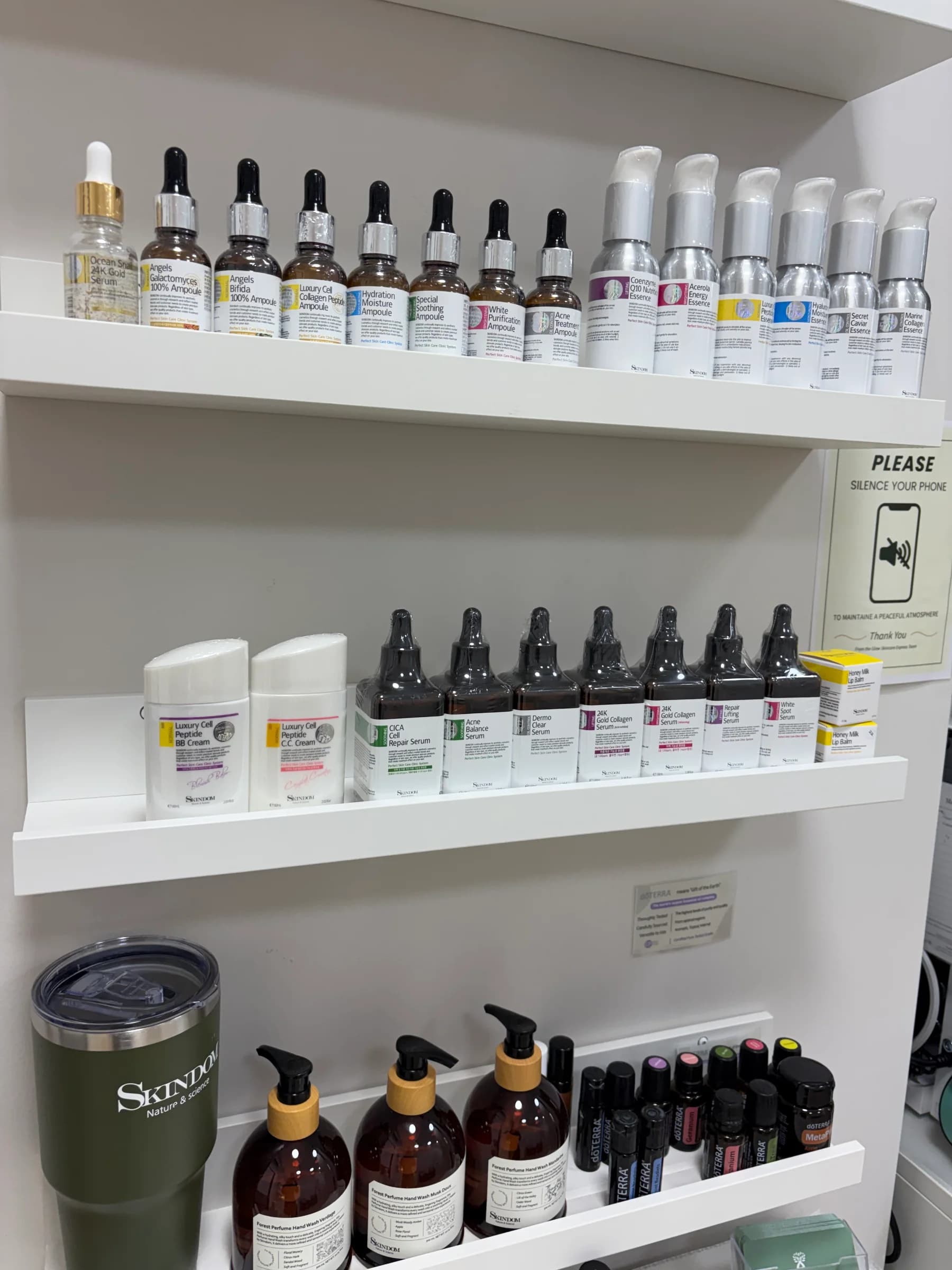 Glow Skincare Express, front page